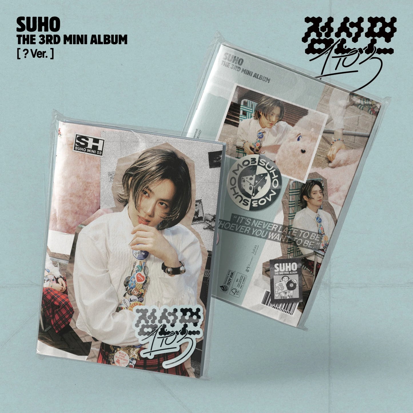 Suho 3rd Mini Album 점선면 (1 to 3)] (? Ver.)
