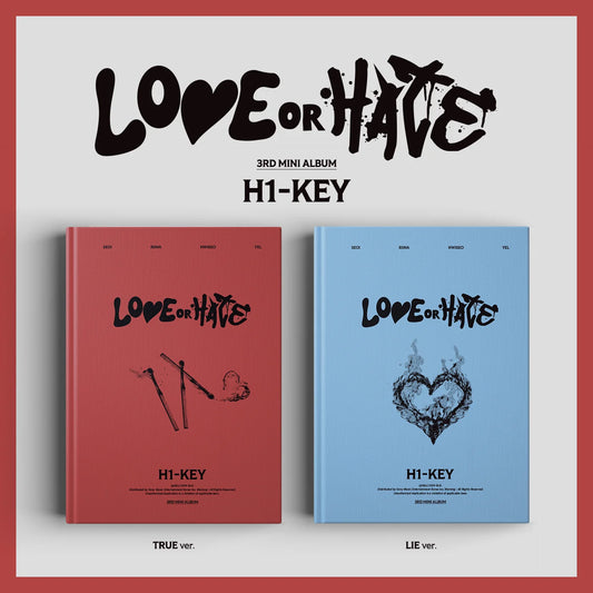 H1-KEY 3rd Mini Album “LOVE or HATE” (random)